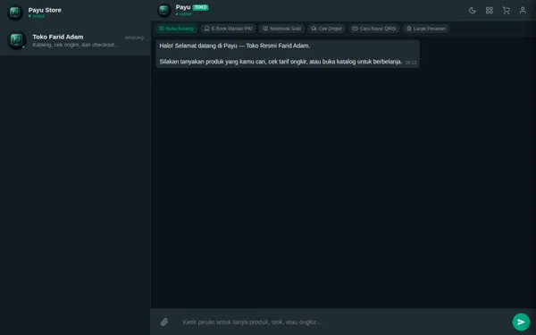 Preview Payu Toko Online